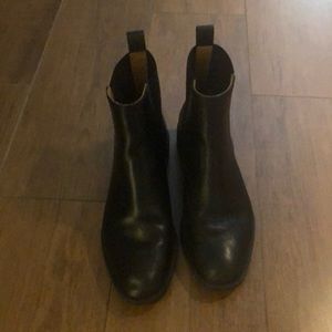 & Other Stories black leather boots